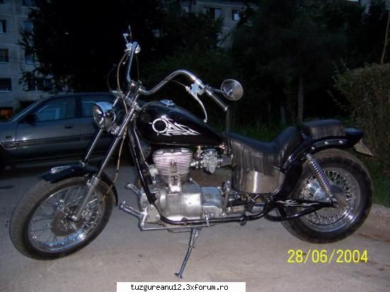 Old School... Din nou la moda?? - iata un custom romanesc, facut din o motocicleta - Motociclete